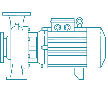Центробежные консольные моноблочные насосы